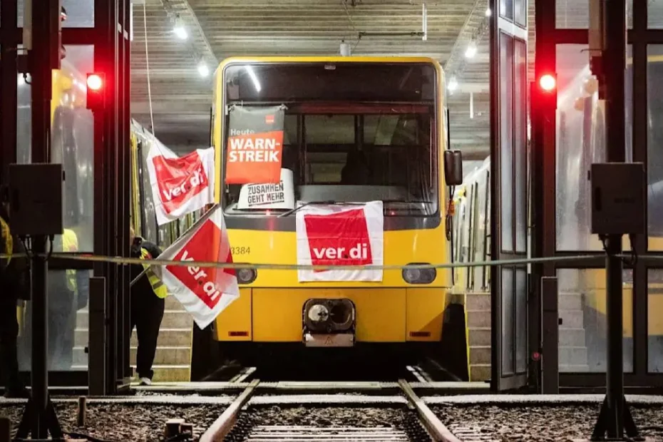 Czarny tydzień w transporcie publicznym w Niemczech