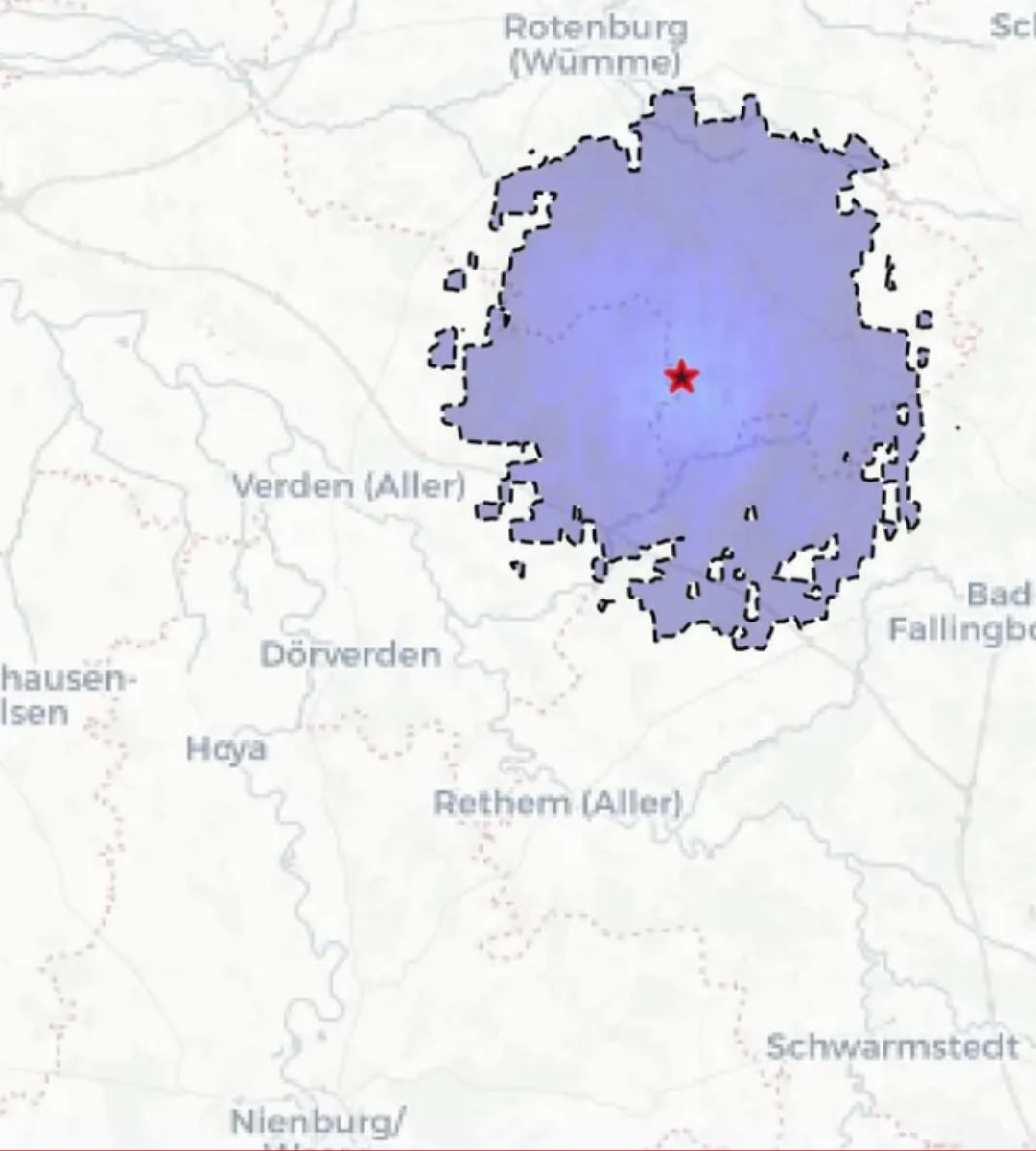 Trzęsienie ziemi w północnych Niemczech