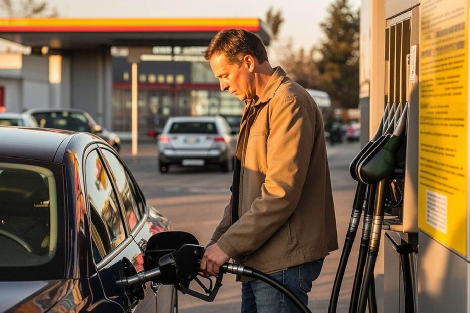 Żółte plakaty dla kierowców na stacjach w Niemczech. Co dokładnie pokazują?