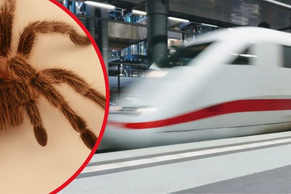 Niemcy: Tarantule w pociągu. 20 pająków znaleziono w przedziale