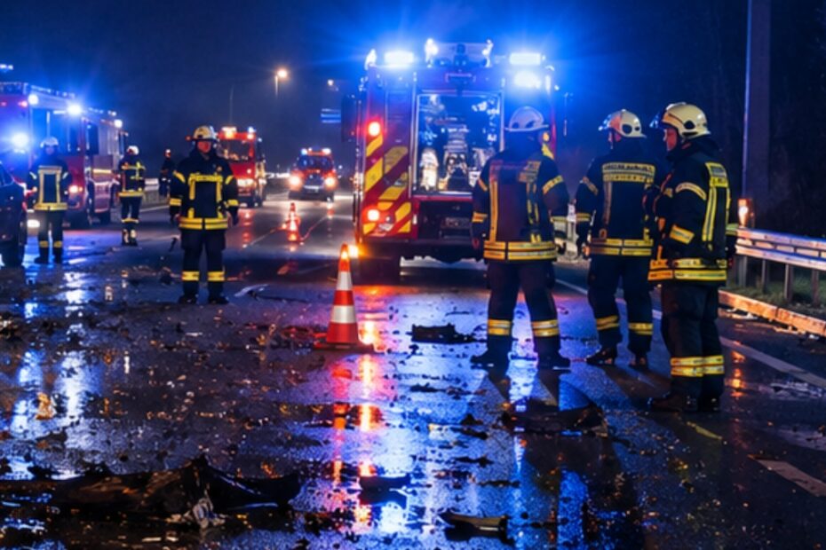 Wypadek na A1 w Niemczech, cztery osoby ranne