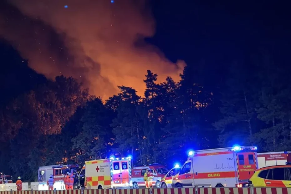 incendiu Alpi Germania