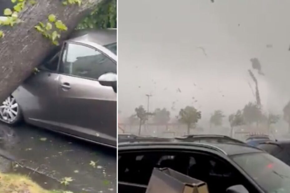 Potężne tornado w Niemczech