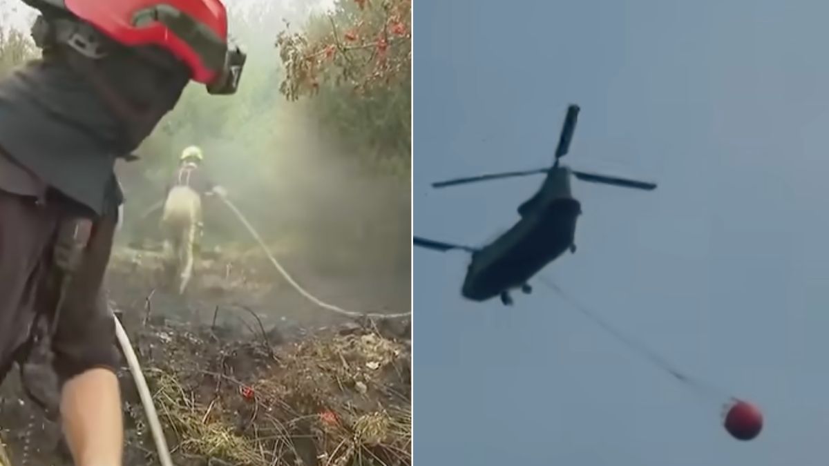Dramatyczny pożar na granicy z Niemcami
