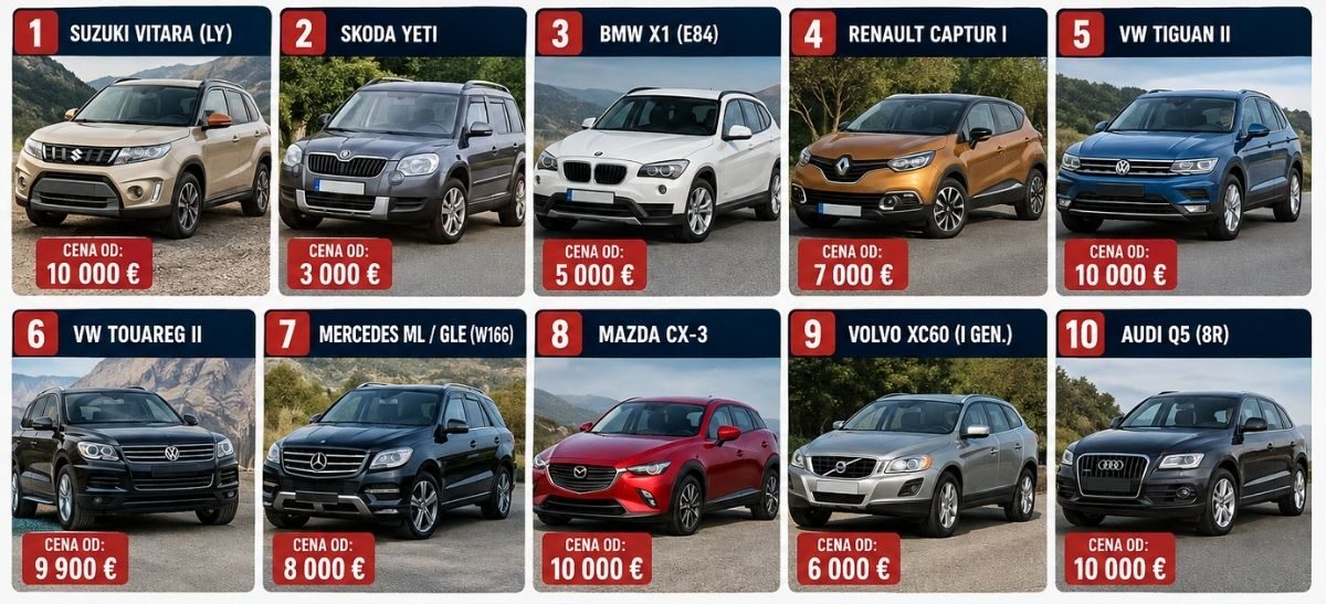 używany SUV do 10 000 euro