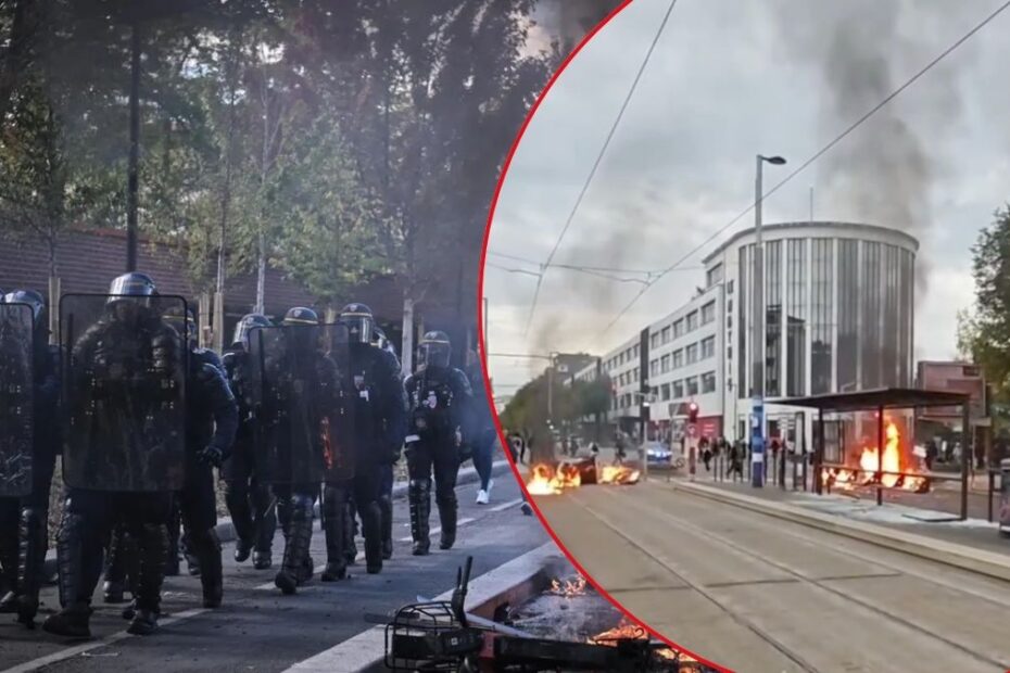 Protesty uczniów we Francji