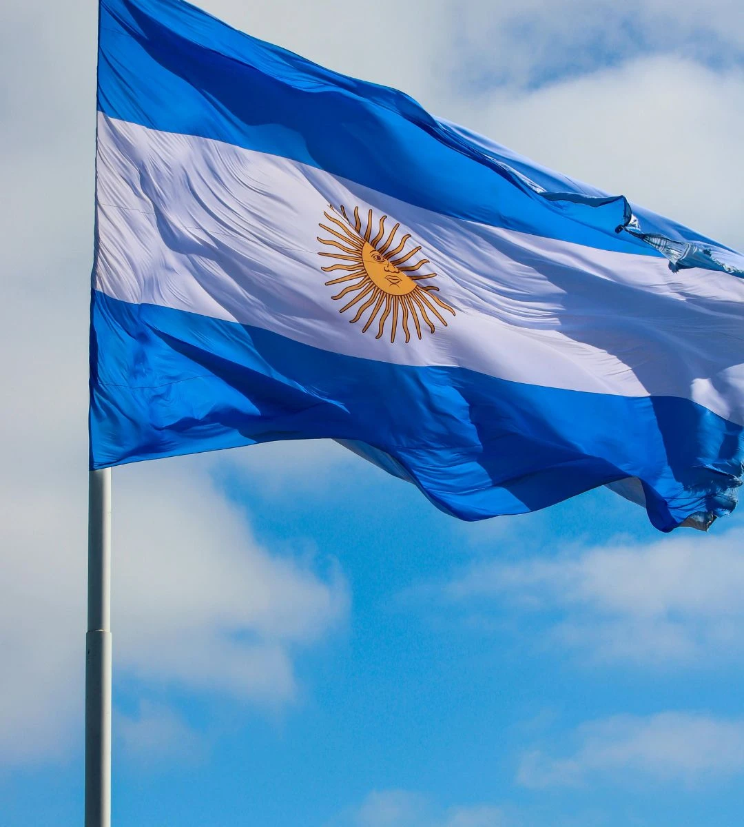 Dzień Polaka w Argentynie Foto: flaga Argentyny