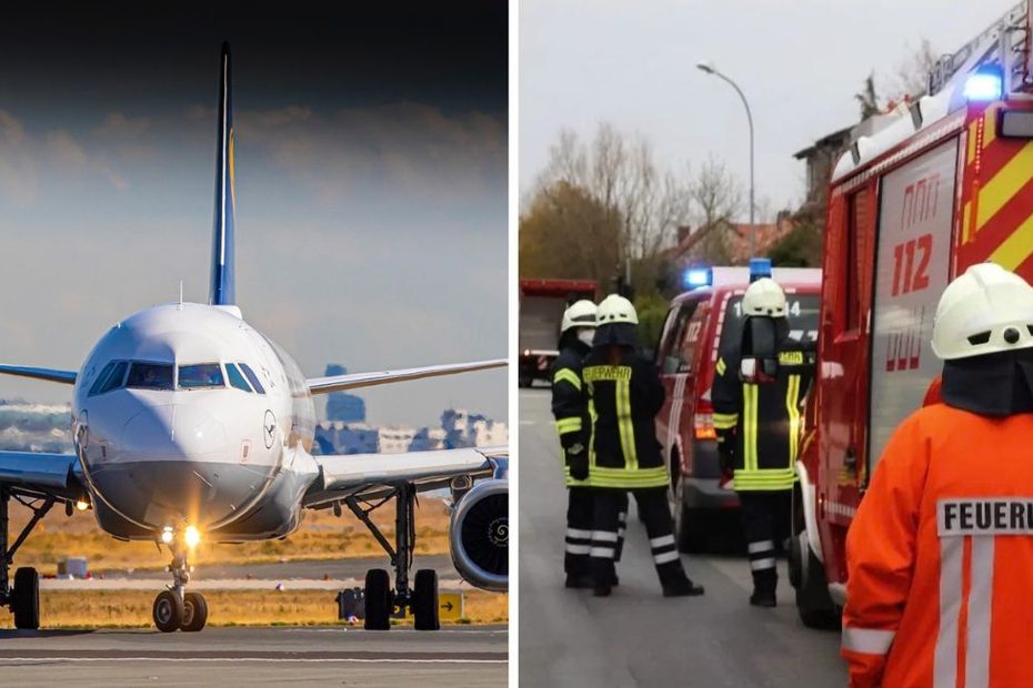 Samolot zderzył się z wozem strażackim