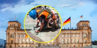W Niemczech kwitnie praca na czarno Foto: Bundestag i pracownik